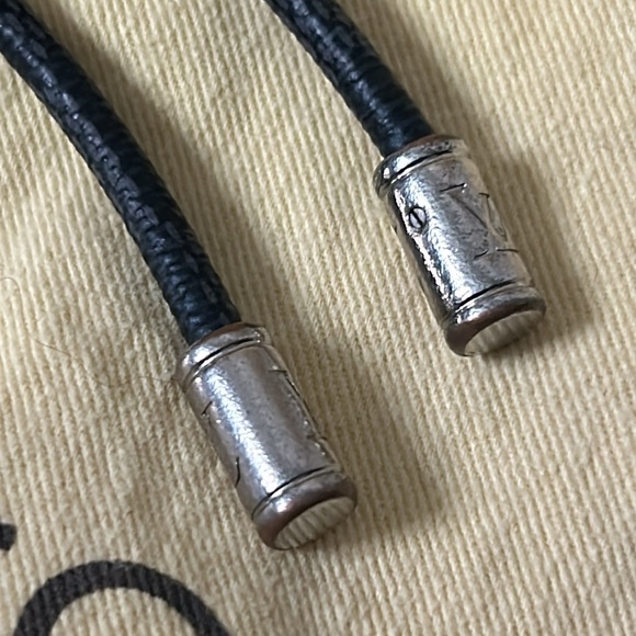 Louis Vuitton Damier Porte Cles black and silver keychain bag charm - Picture 8 of 14